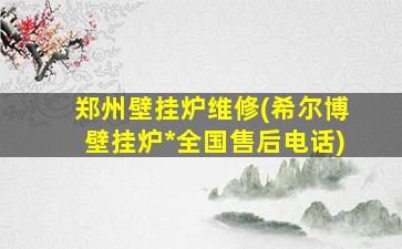郑州壁挂炉维修(希尔博壁挂炉*全国售后电话)